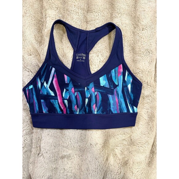 Calvin Klein Women`s Performance Yoga Fitness Sports Bra SizeL - Picture 4 of 9
